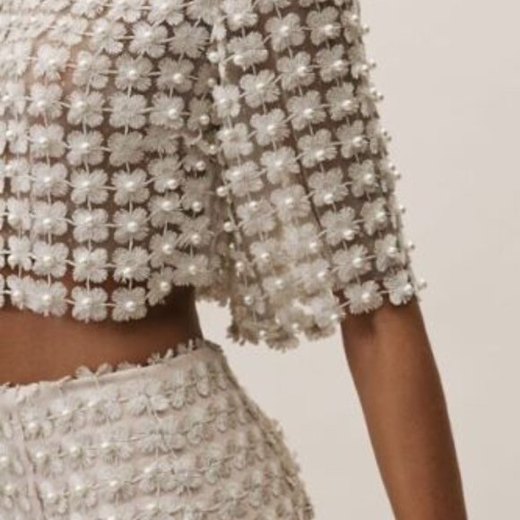 BHLDN x Elliatt Champagne Pearl Two Piece Set NWT - Picture 3 of 5